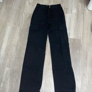 Black Zara Cargo pants